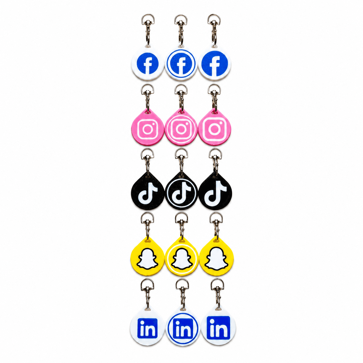 Smart NFC Facebook, Instagram, Tiktok, Snapchat, Linkedin NFC tag