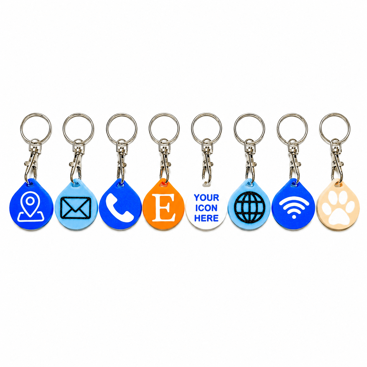 Smrt NFC Location, Contact, Etsy, Your icon here, Website, Wi-fi, Pet tag