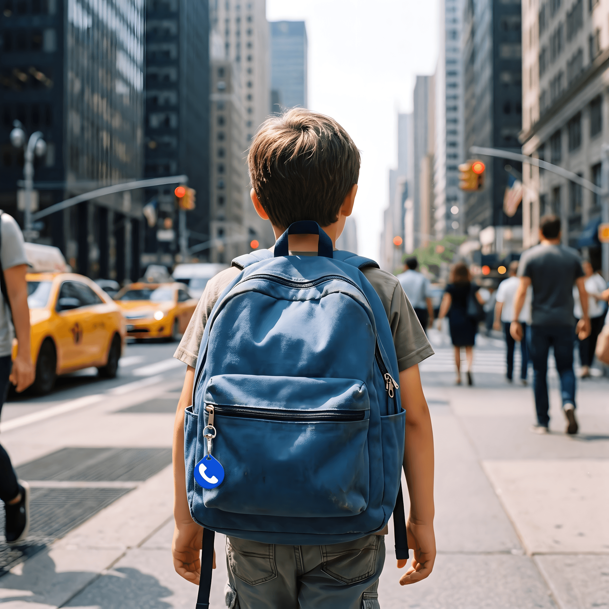 Smart NFC Keychain, keep your child safe